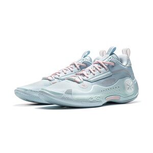 Women's Athletic Shoes in Light Blue and Pink